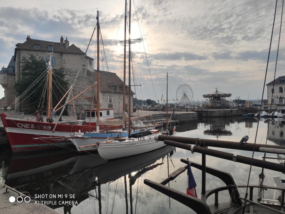 Proche Honfleur Gite Avec Piscine Équemauville Exteriér fotografie